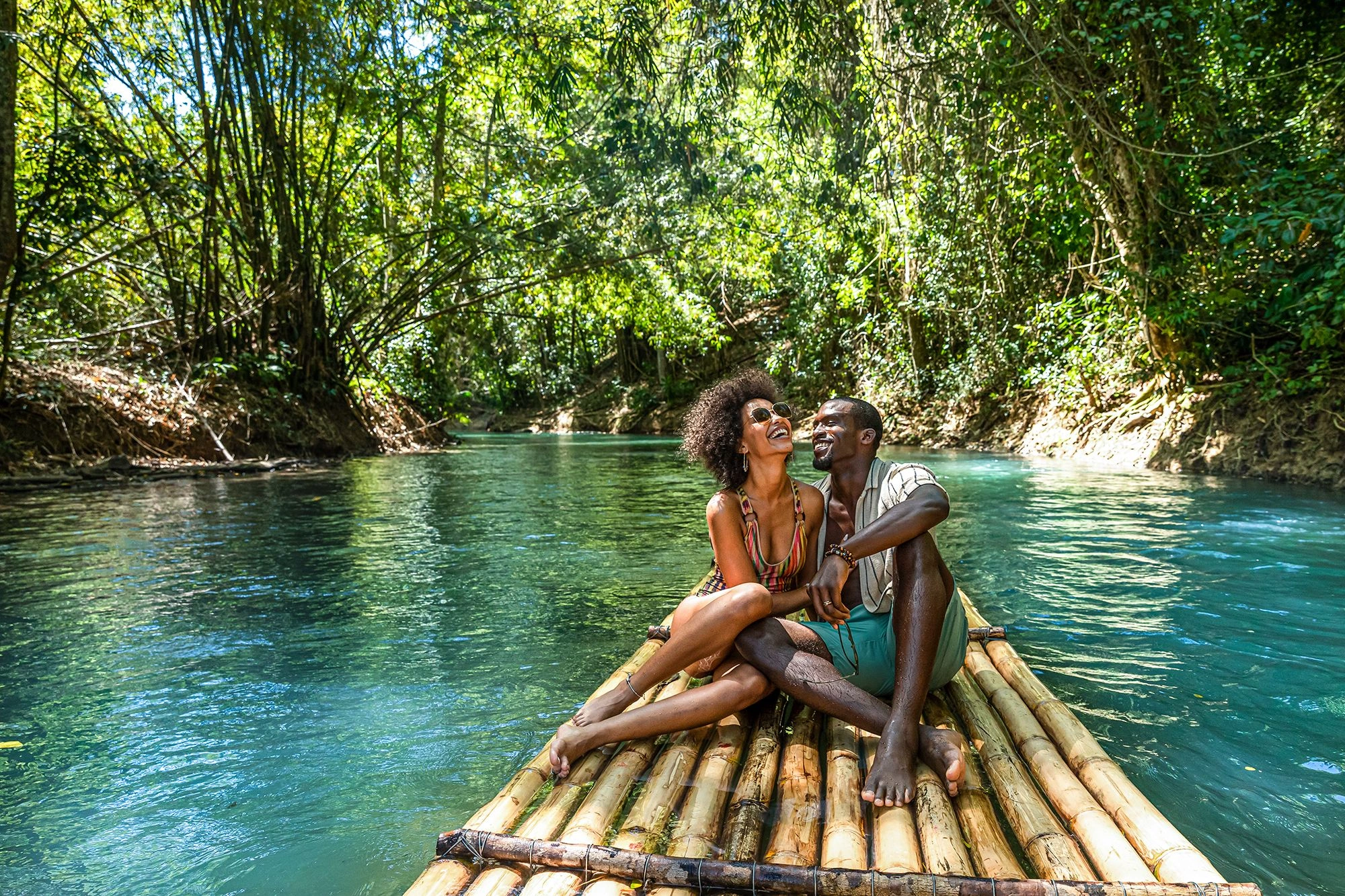 Martha-Brea-River-Bamboo-Raft-Couple-Front-2